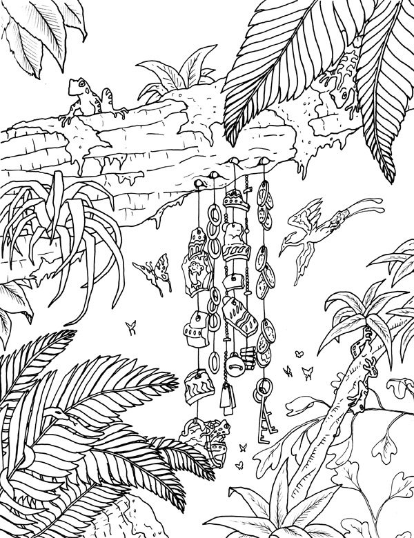 rain forest coloring pages - photo #20